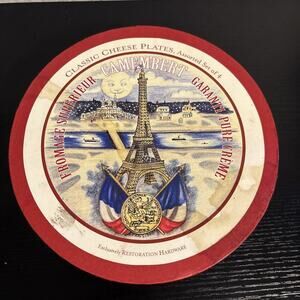 Restoration Hardware Classic French Artisan Cheese Plates – Set of 4